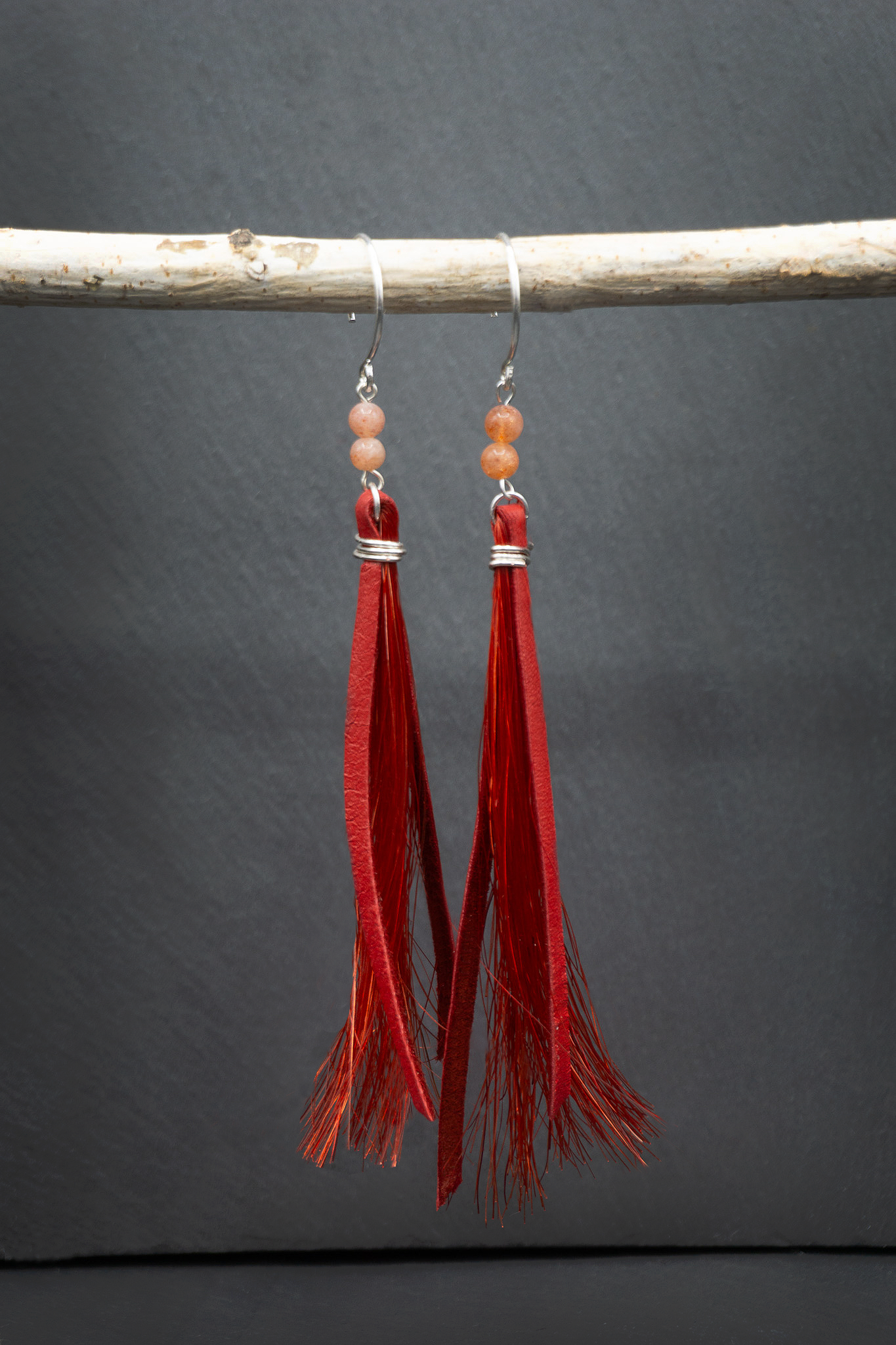 FIRE TASSEL EARRING
